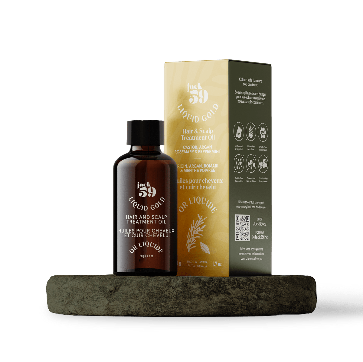 Jack59 Liquid Gold Hair and Scalp Treatment Oil - ESSENCE BEAUTY BOX